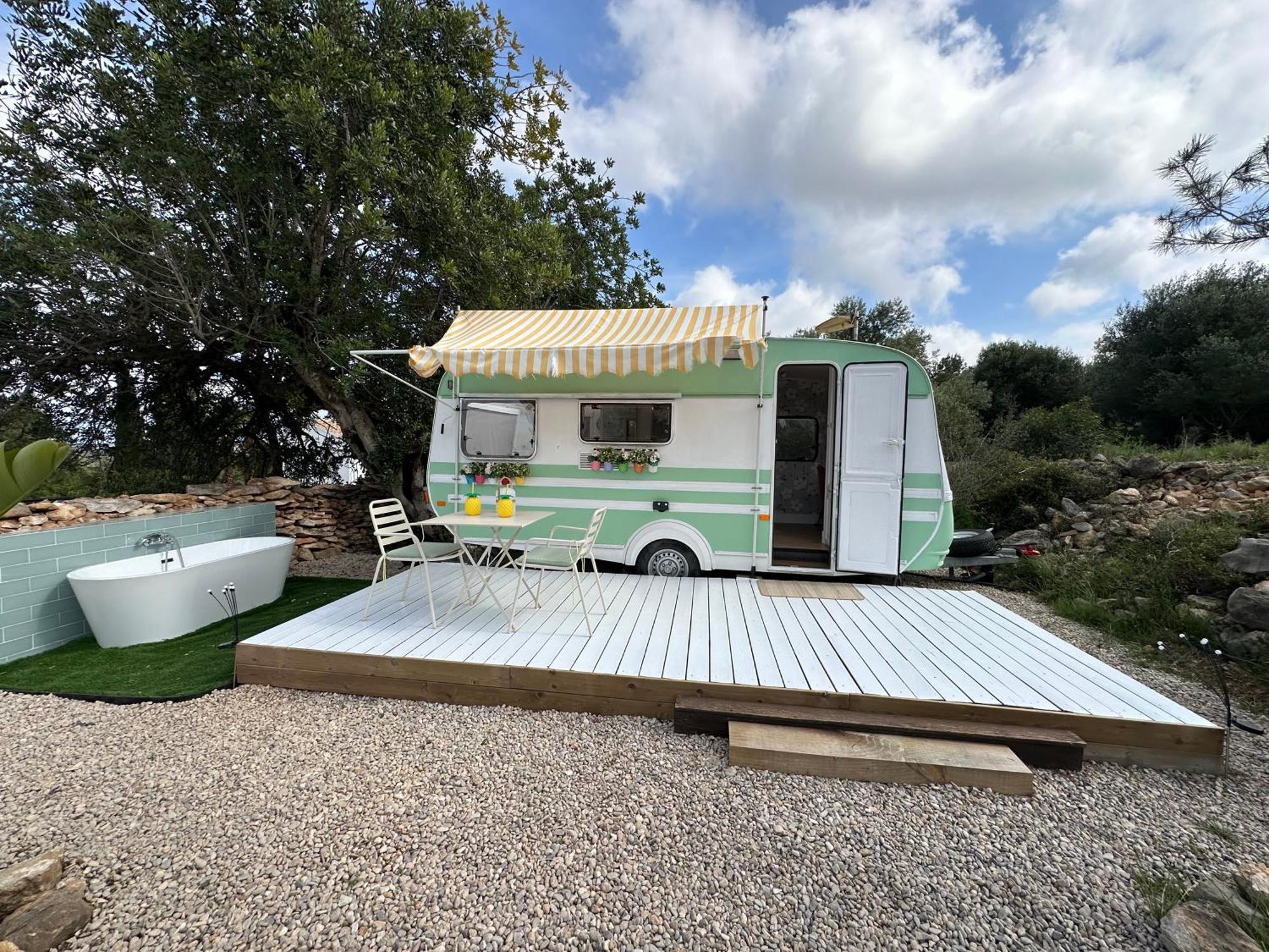 Campsite Caravan By Noches De Calig